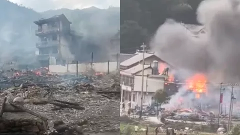 溆浦北斗溪镇突发火灾事件