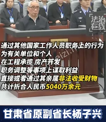 杨子兴获刑14年